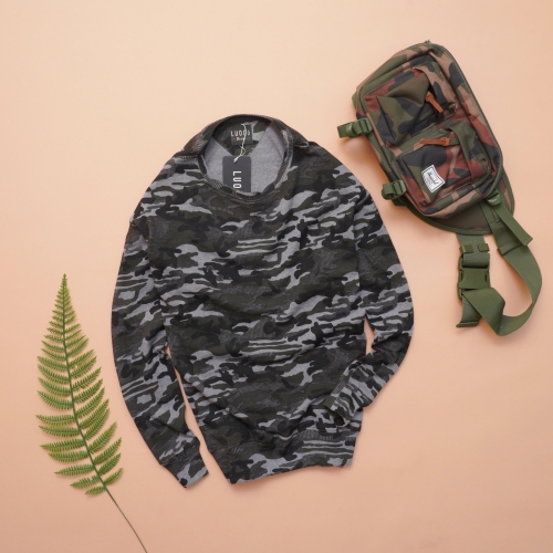 Áo thun nam họa tiết lính